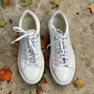 Ted Baker Floral Printed Platform Trainer Sneakers, size 9.5